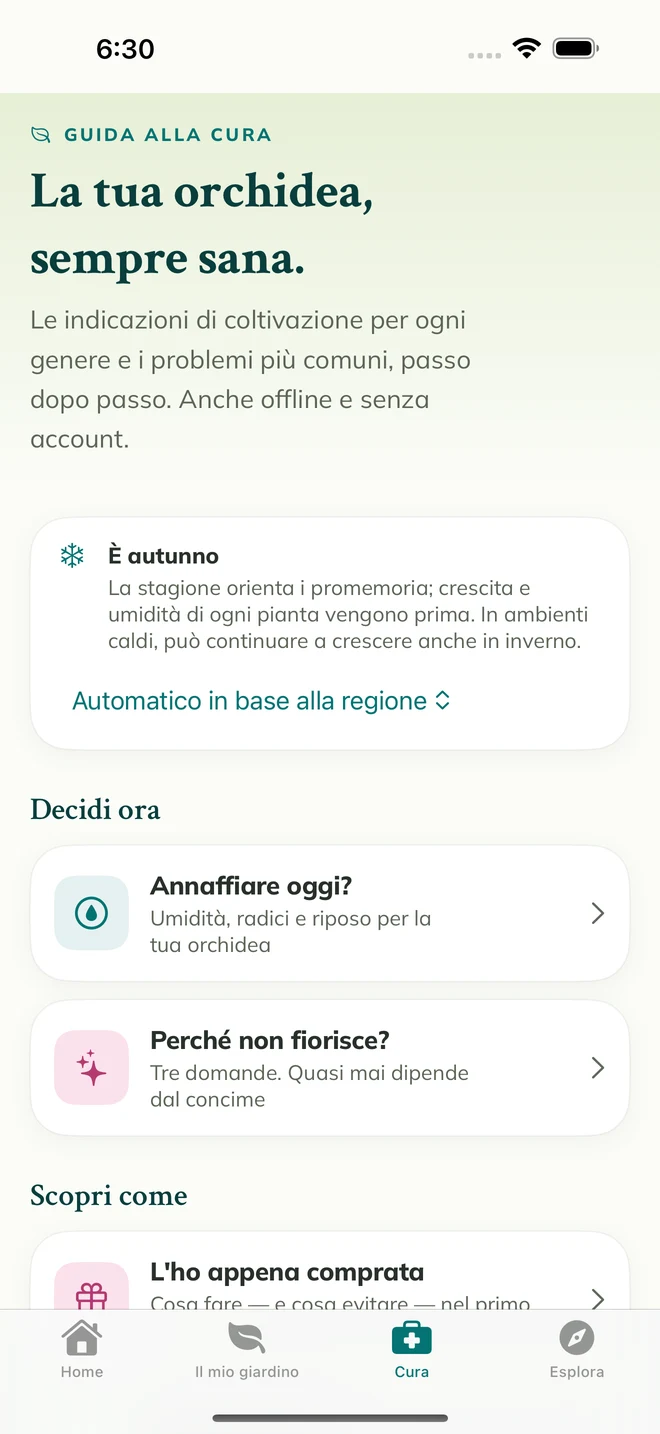 Strumenti e guide di cura in FloraFlor